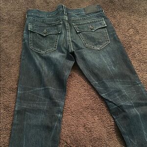 True Religion Black Relaxed Jeans